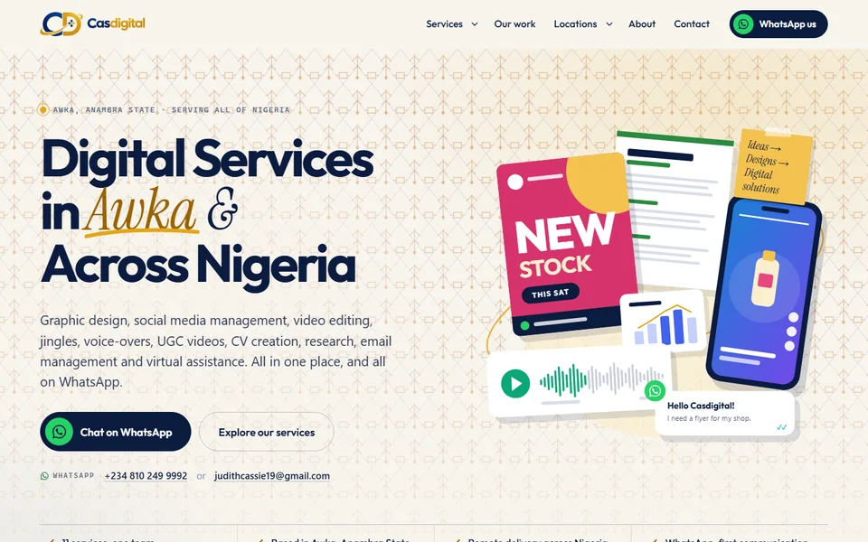 Home page